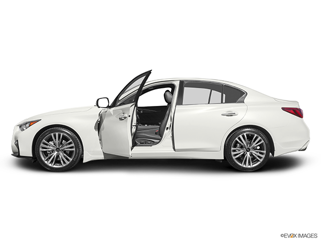2024 Infiniti Q50 | Driver's side profile with drivers side door open