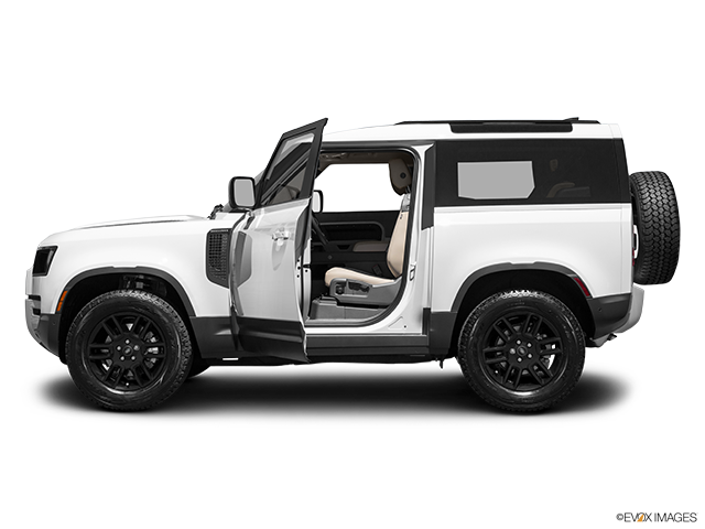 2024 Land Rover Defender | Driver's side profile with drivers side door open