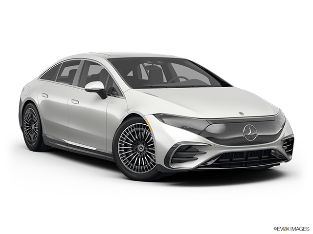 2022 Mercedes-Benz EQS | Front passenger 3/4 w/ wheels turned