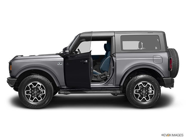 2022 Ford Bronco | Driver's side profile with drivers side door open