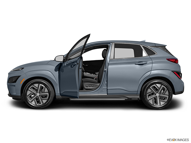 2023 Hyundai KONA electric | Driver's side profile with drivers side door open