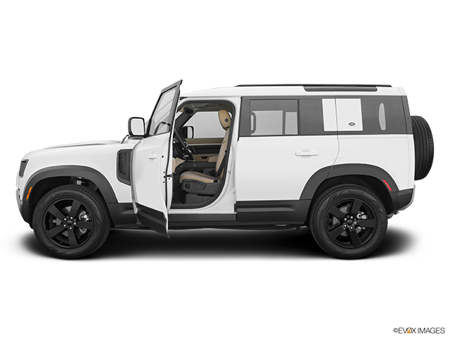 2022 Land Rover Defender | Driver's side profile with drivers side door open
