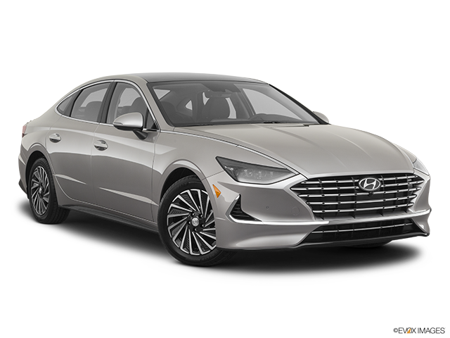 2023 Hyundai Sonata Hybrid | Front passenger 3/4 w/ wheels turned