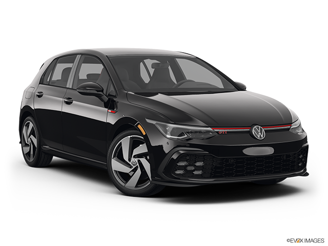 2022 Volkswagen Golf GTI | Front passenger 3/4 w/ wheels turned