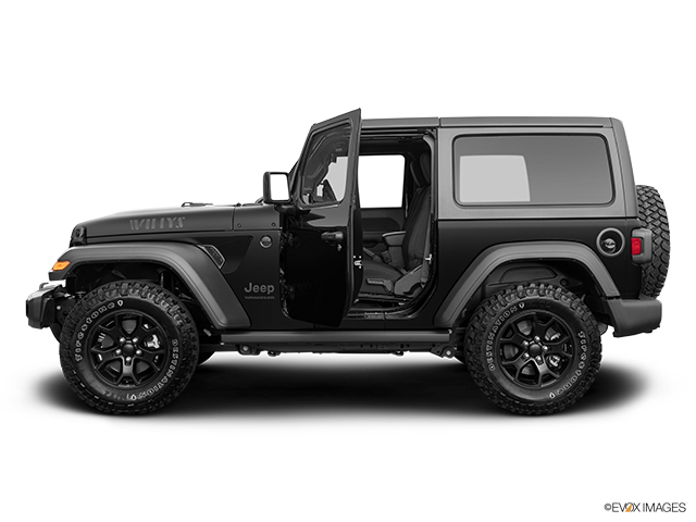 2022 Jeep Wrangler | Driver's side profile with drivers side door open