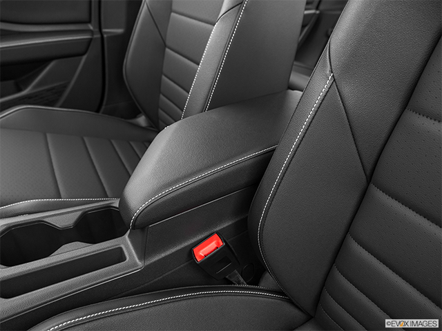 2024 Volkswagen Jetta | Front center console with closed lid, from driver’s side looking down
