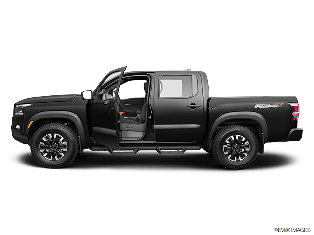 2023 Nissan Frontier | Driver's side profile with drivers side door open