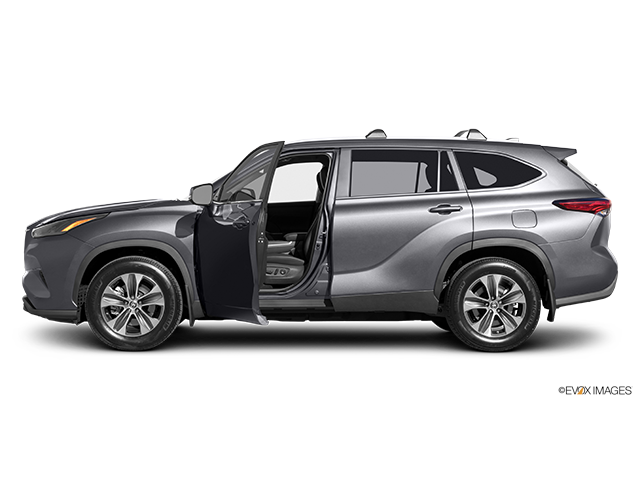 2024 Toyota Highlander | Driver's side profile with drivers side door open