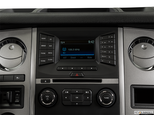 2015 Ford Expedition | Closeup of radio head unit