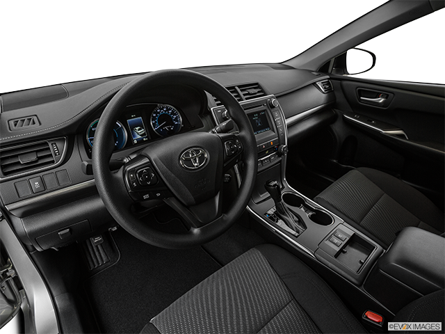 2015 Toyota Camry Hybrid | Interior Hero (driver’s side)