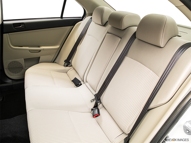 2015 Mitsubishi Lancer Ralliart | Rear seats from Drivers Side