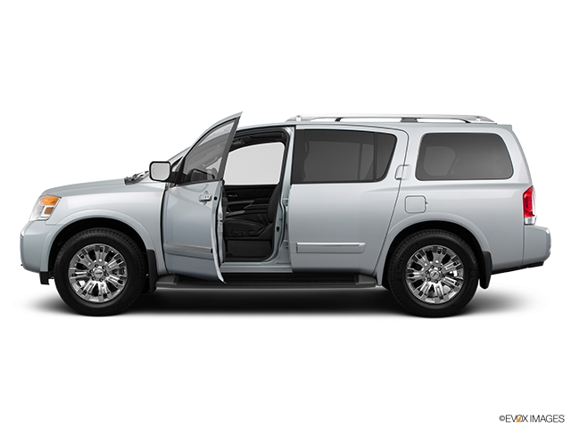 2015 Nissan Armada | Driver's side profile with drivers side door open