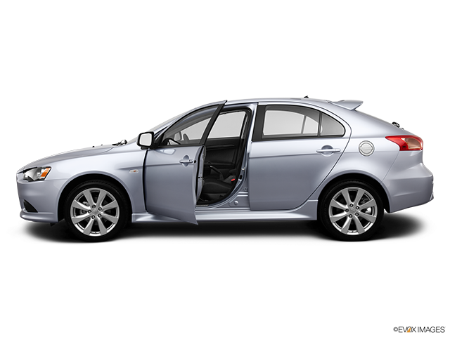 2017 Mitsubishi Lancer Sportback | Driver's side profile with drivers side door open
