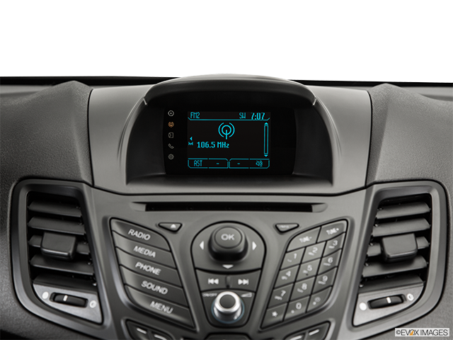 2015 Ford Fiesta | Closeup of radio head unit