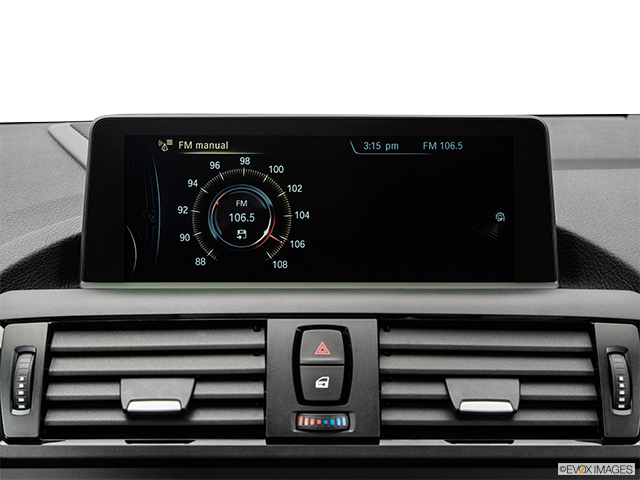 2015 BMW 2 Series | Closeup of radio head unit
