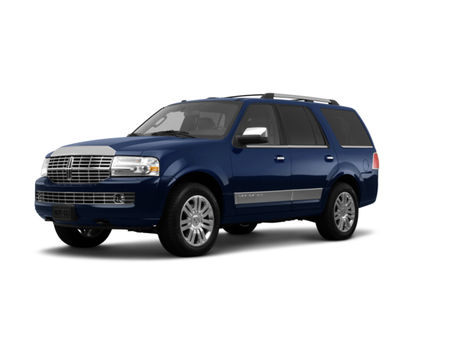 2012 Lincoln Navigator Base, front three-quarter view, paint 1 of 7