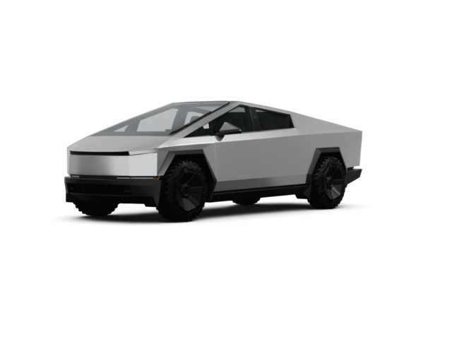 2025 Tesla Cybertruck Cyberbeast, front three-quarter view
