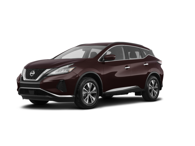 2019 Nissan Murano SV, front three-quarter view, paint 1 of 8