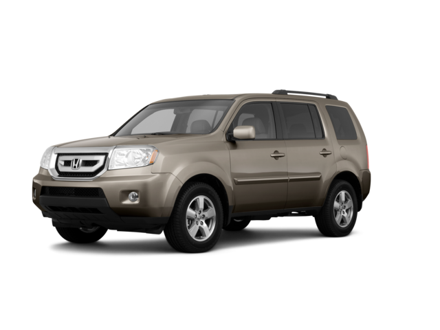 2011 Honda Pilot EX-L, front three-quarter view, paint 1 of 8