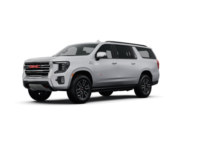 2024 GMC Yukon XL AT4, front three-quarter view, paint 1 of 8