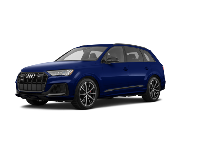 2020 Audi SQ7 Prestige, front three-quarter view, paint 1 of 8