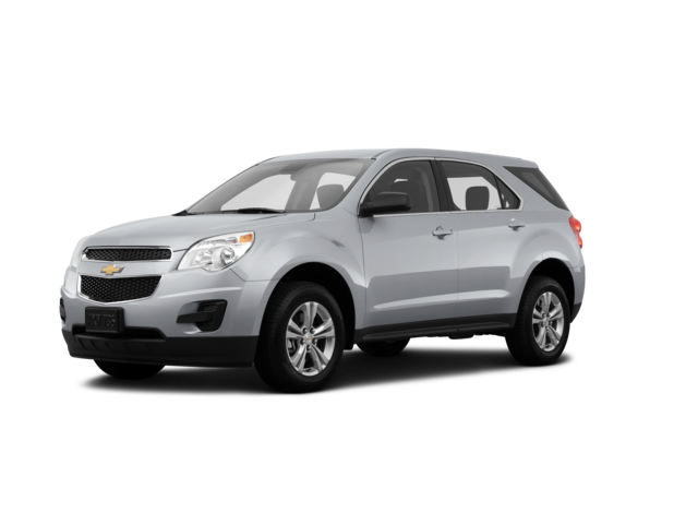 2014 Chevrolet Equinox LS, front three-quarter view, paint 1 of 8