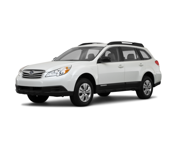 2010 Subaru Outback 2.5i, front three-quarter view, paint 1 of 8