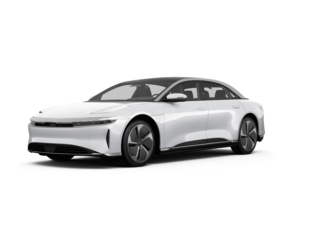 2024 Lucid Air Sapphire, front three-quarter view, paint 1 of 7