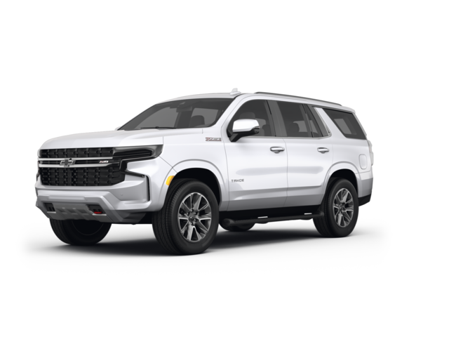 2023 Chevrolet Tahoe Z71, front three-quarter view, paint 1 of 8
