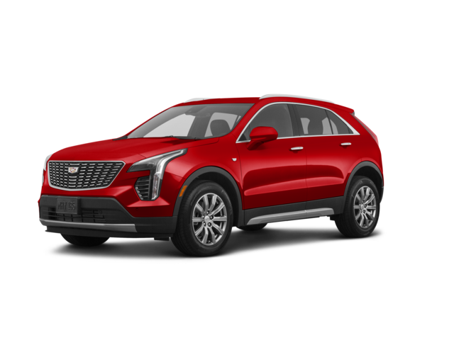 2021 Cadillac XT4 Premium Luxury, front three-quarter view, paint 1 of 8