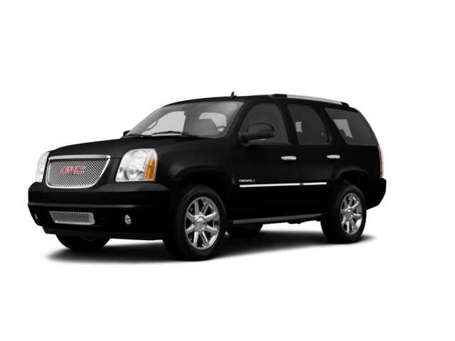2014 GMC Yukon Denali, front three-quarter view, paint 1 of 7
