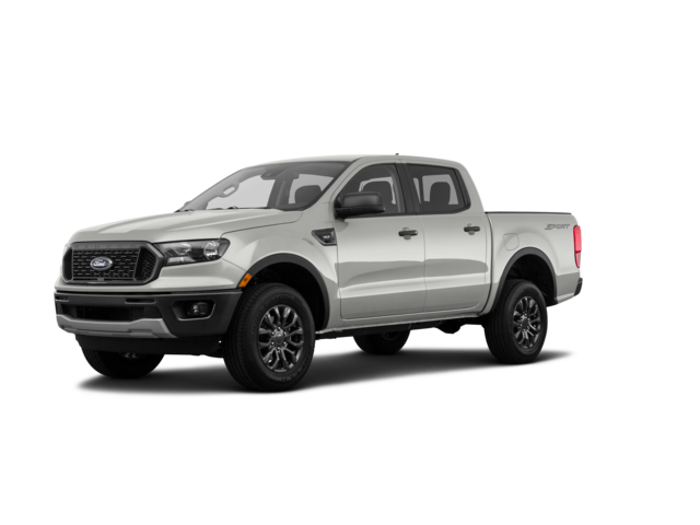 2023 Ford Ranger XLT, front three-quarter view, paint 1 of 8