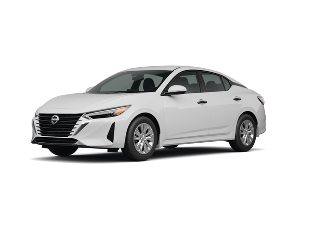 2024 Nissan Sentra S, front three-quarter view, paint 1 of 8