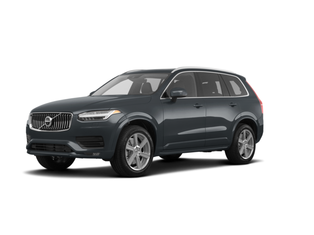 2022 Volvo XC90 T5 Momentum, front three-quarter view, paint 1 of 7
