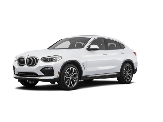 2019 BMW X4 xDrive30i, front three-quarter view, paint 1 of 8