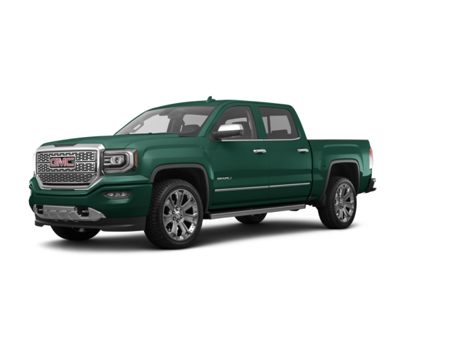 2017 GMC Sierra 1500 Denali, front three-quarter view, paint 1 of 8