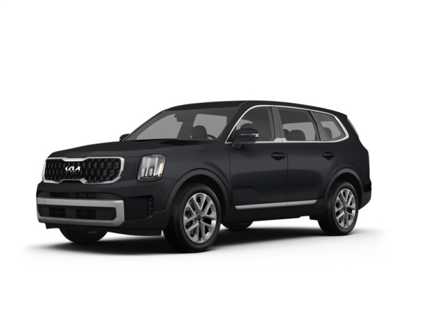 2024 Kia Telluride LX, front three-quarter view, paint 1 of 4