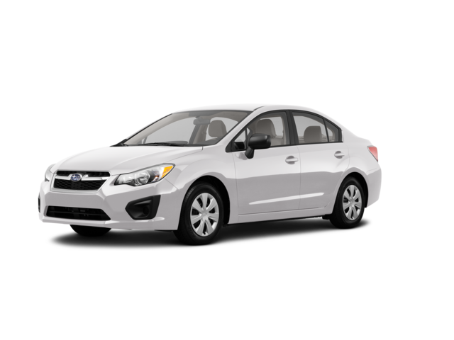 2013 Subaru Impreza 2.0i PZEV, front three-quarter view, paint 1 of 7