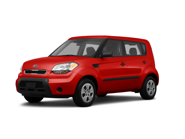 2011 Kia Soul Base, front three-quarter view, paint 1 of 8