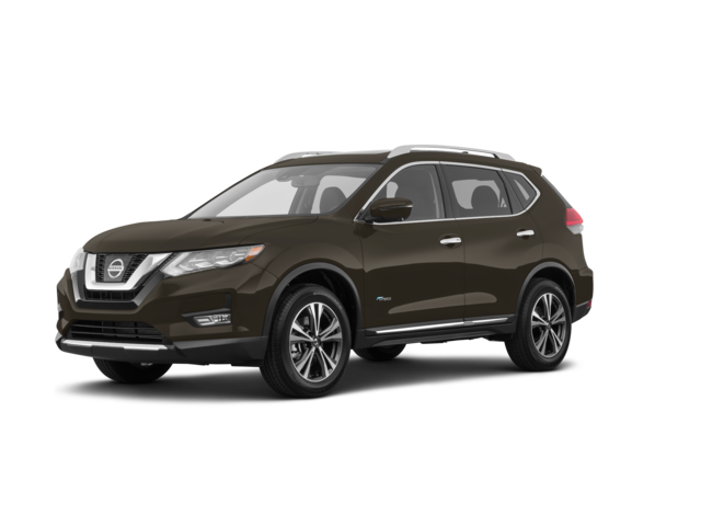 2017 Nissan Rogue SL Hybrid, front three-quarter view, paint 1 of 8