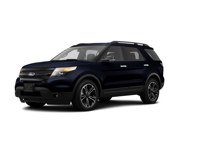 2014 Ford Explorer Sport, front three-quarter view, paint 1 of 8