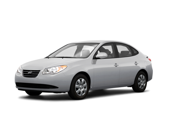 2009 Hyundai Elantra GLS, front three-quarter view, paint 1 of 8