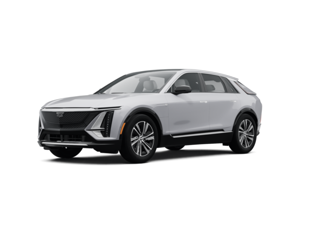 2024 Cadillac LYRIQ Luxury 1, front three-quarter view, paint 1 of 8