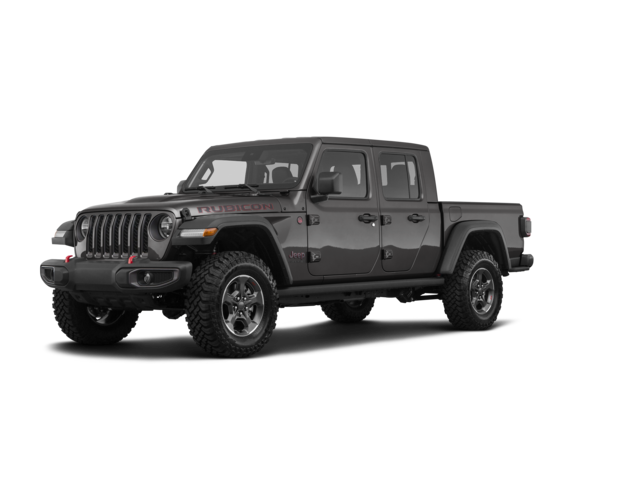 2023 Jeep Gladiator Rubicon, front three-quarter view, paint 1 of 8