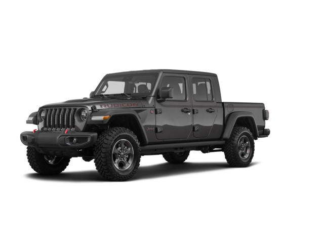 2020 Jeep Gladiator Rubicon, front three-quarter view, paint 1 of 8