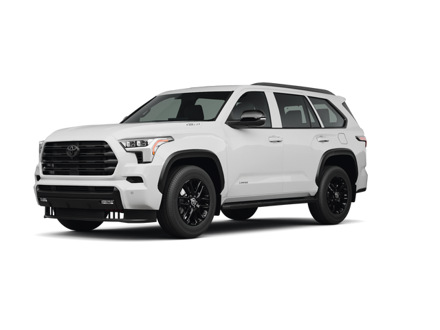 2024 Toyota Sequoia Limited, front three-quarter view, paint 1 of 8