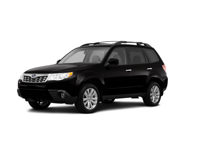 2013 Subaru Forester 2.5X PZEV, front three-quarter view, paint 1 of 8