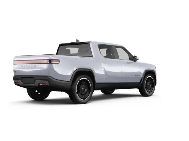 2027 Rivian R1T | Rear 3/4 angle view