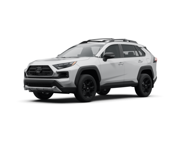 2024 Toyota RAV4 SE, front three-quarter view, paint 1 of 8
