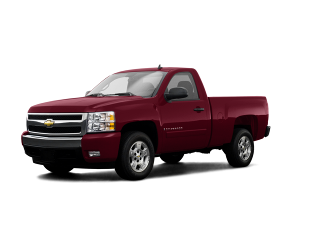 2008 Chevrolet Silverado 1500 LT1, front three-quarter view, paint 1 of 8